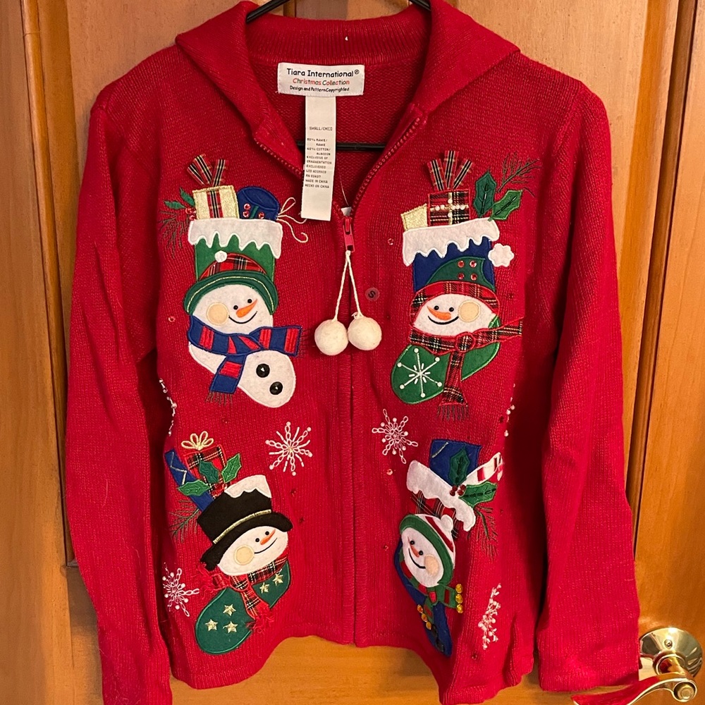 Snowman Stocking Sweater.